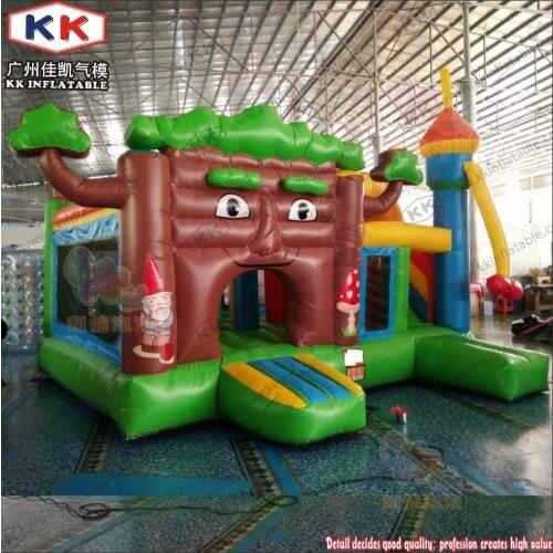Kids inflatable Christmas Jungle bouncy castle bounce house obstacle course,Inflatable Bouncer combo