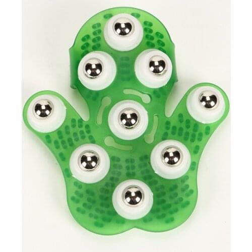 Steel Ball Roller Relax Body Massage Rolling Beads Face Neck Leg Anti Cellulite 360 Degree Massager Glove Tool Health Therapy