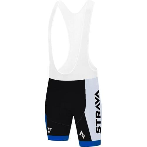 STRAVA Team cycling shorts 2021 Breathable 20D bicycle quick dry Road bib straps Spandex Tights calca ciclismo masculina com gel