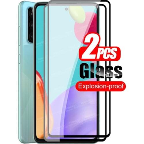 2Pcs Full Cover Tempered Glass For Samsung Galaxy A52 5G Protective Glass Sumsung A 52 SM-A526B 6.5" Screen Protector Phone Film