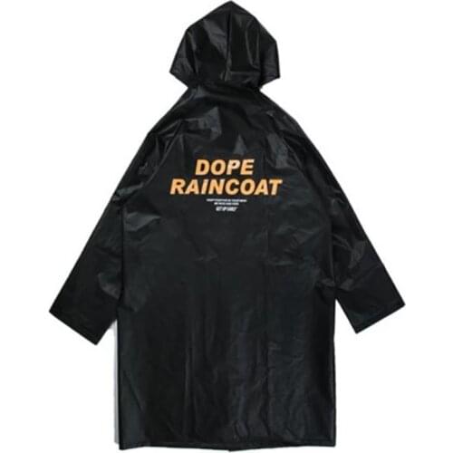 Street Style Couple Hiking Raincoat Adult Men and Women Rainwear Universal Transparent Waterproof Hooded Rain Coat Suit