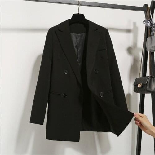 Womens Suit Jacket 2020 Spring And Autumn Coat Female New Loose Wild Black Womens Blazer Fashion Leisure Womens Clothing
