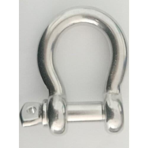 304 Stainless Steel D Bow Shackle Pin Joint Connect Anchor Buckle, 1-1/8inch