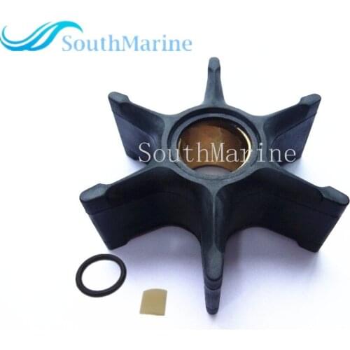 395864 397131 435821 435748 5001593 18-3059 Impeller with Key for Johnson Evinrude OMC BRP V4 V6 85HP - 300HP Outboard Motor