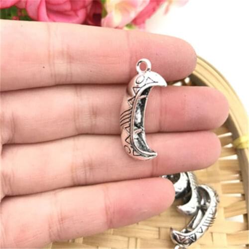 4Pcs 25x12mm Canoe Charms Antique Silver Color Tone Ship Pendant Findings Diy Aesthetics Accessories Handmade Jewelry Makeing