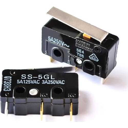 5PCS Ultimaker 3d Printer Limit Switch 5A 1.47N Omron OMRON micro switch SS-5GL