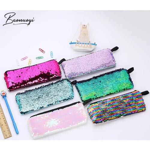 Baonuoyi Pencil Cases With Sequins