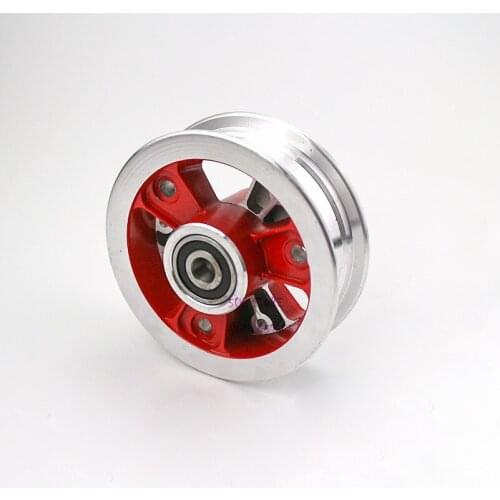 Free shipping good quality 200X50 front wheel hub 8 inch bearing aluminum wheel rims tire tyre fits 8'' electric folding scooter