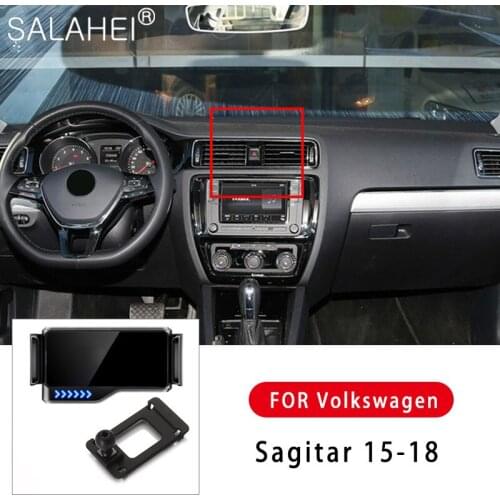 For VW Sagitar 15-18 High Quality Car Phone Holder Air Vent Stand Mobile Phone Auto Support Car Goods Accessories