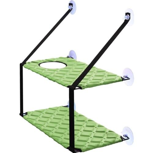 1.5kg Double layer Durable Cat Sill Window Seat Hammock Cat Window Perch Sunny Holds Bed UpTo 10kg Comfortable Cat Pet Bed Mat