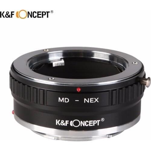K&F CONCEPT MD-NEX II Camera Lens Adapter Ring For Minolta/KONICA MC MD Mount Lens to for Sony E Mount Body NEX NEX3 NEX5 NEX5N
