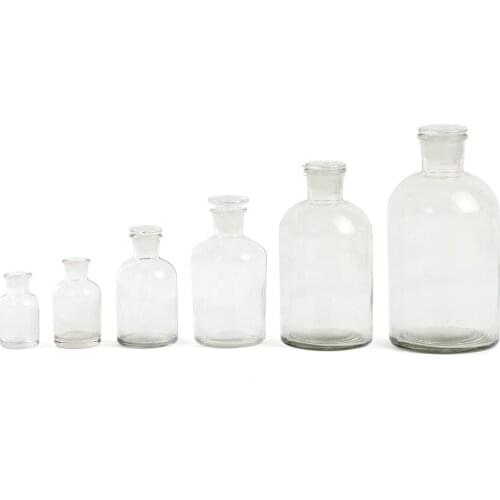 Laboratory Supplies Transparency Chemical Glass Reagent Bottle 60ml-1000ml
