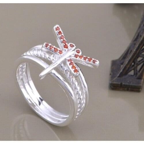 Wholesale High quality silver plated Fashion jewelry rings WR-890