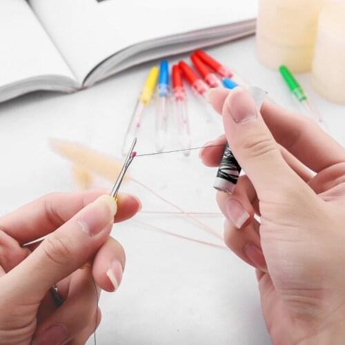 1Pc Plastic Handle Craft Thread Cutter Seam Ripper Stitch Unpicker Sewing Tool Random Color