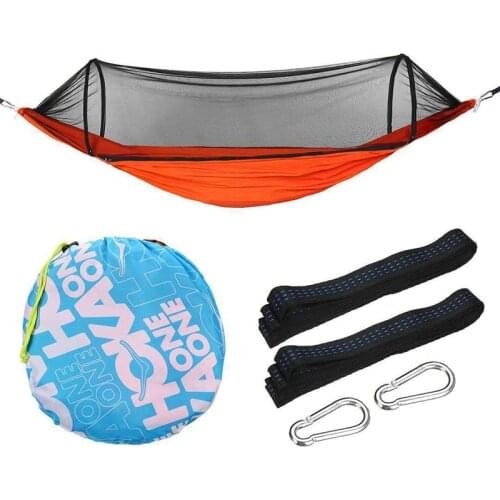 Fully Automatic and Quick Opening Anti-mosquito Double Hammock Outdoor Travel Camping Portable Garden Swing