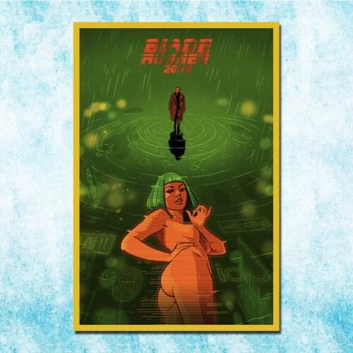 Classic Movie Blade Runner 2049 Poster Art Silk Canvas Retro Print For Home Room Decor-012