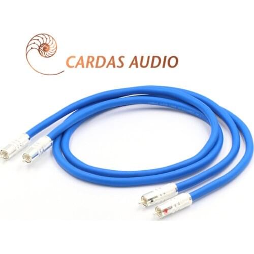 CARDAS Clear Light RCA Interconnect Audio Cable With Cardas Silver Plated RCA Male Plug HIFI Audio RCA Cable