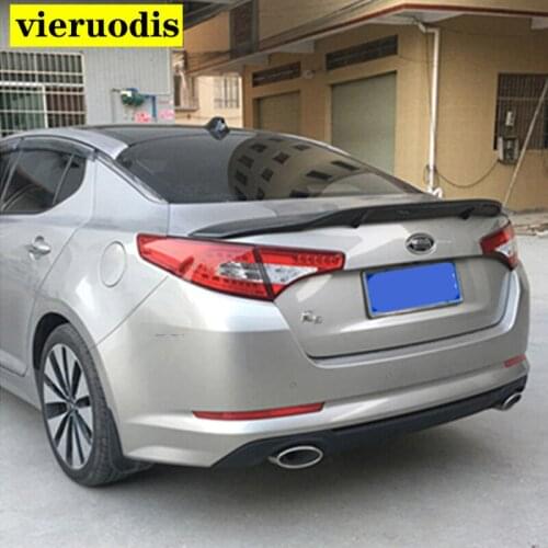 Car-styling R style luster Carbon Fiber/FRP Rear Trunk Spoiler Wing fit For KIA k5 Optima 2011 - 2013