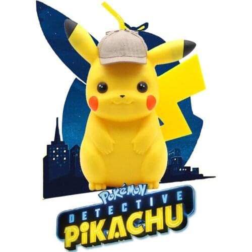 Taraka Tomy Pokemon Kawaii Detective Pikachu Straw Cup Shape Animation Movie Surrounding Beverage Cup Birthday Gift for Friends