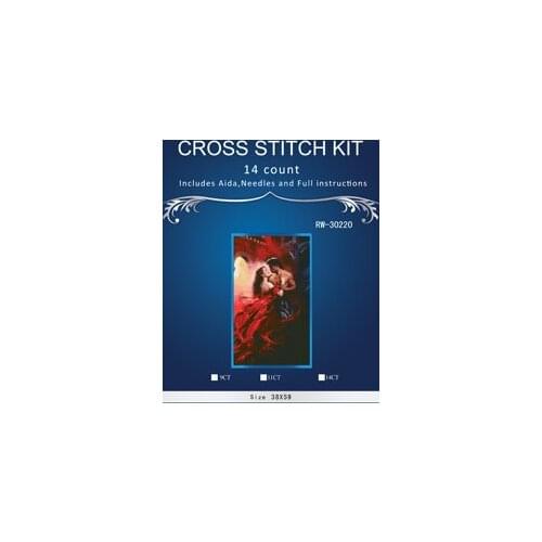 Top Quality Lovely Hot Sell Counted Cross Stitch Kit Old World Holiday Ornaments Similar DMC RW-30220 Dancer lover