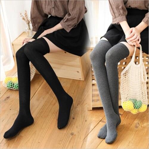 Japanese Over-knee Socks Women Funny Christmas Presents Sexy Stockings Cotton High-top Girls Knee Socks Cute Clothing