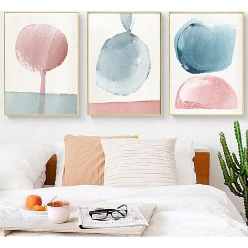 Abstract Paintings On The Wall Wall Art Pastel Posters And Prints Minimalist Canvas Painting Decoration Pictures Art Decoration