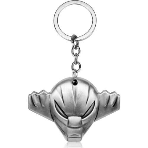 Kotetsu Jeeg Anime Keyring Key Chain Robot Mask Metal Keychain Car Bag Key Ring Holder For Men Women Chaveiro llaveros