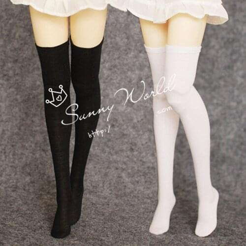 5PCS/LOT Wholesale SD BJD Doll Accessories Black/White Anti-staining 1/3 1/4 BJD Stockings