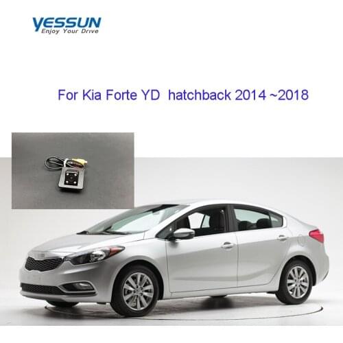 1280*720P Rear View Camera For Kia Forte YD hatchback 2014 ~2018 dynamic reverse camera/reserved hole rear camera