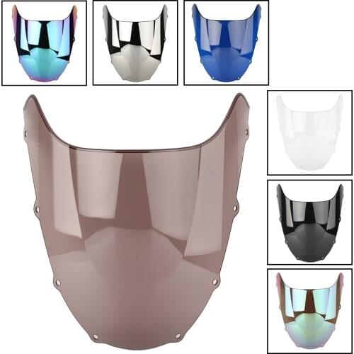 Motorcycle Windshield ABS Plastic Windscreen Double Bubble For Kawasaki ZX9R 1998 1999/ ZX-9R 98 99