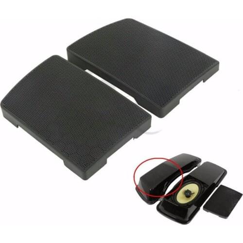Motorcycle 6X9" Saddlebag Lid Speaker Grill Covers For Harley Touring Road King Steet Glide Electra Glide 1993-2013 2012