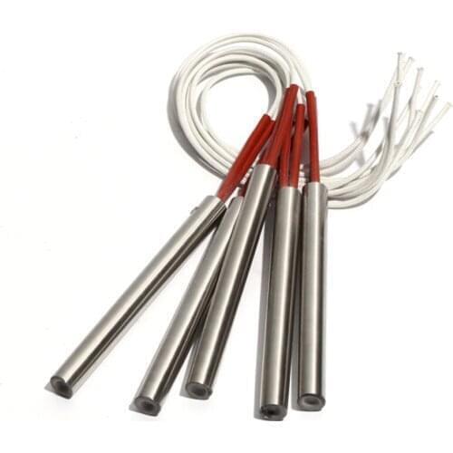 5PCS 14mm Diameter 165~185mm Length 110/220/380V Cartridge Heater Electric Heating Tube 720/740/760/790/800W Resistance Element