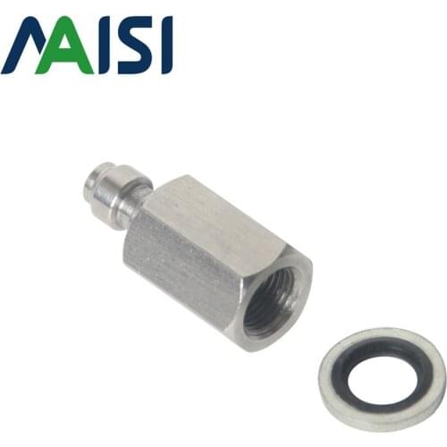 PCP Pump Stainless Steel Airforce Air Gun PCP Male Quick Disconnect Adaptor Female Thread 1/8NPT Fill Nipple