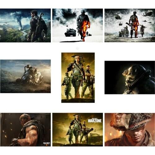 Call of Duty: Warzone Game Poster Anime Canvas Oil Painting Liveroom Wall Scroll Wall Stickers Poster Home Decoration Painting