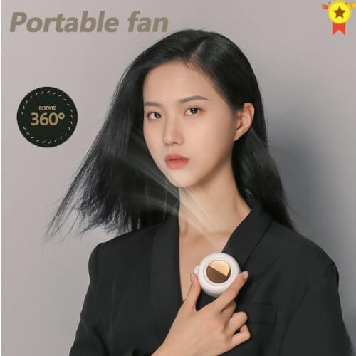 Portable Fan with Battery Fan Personal Mini Fans Clip On clothes USB Fan 360 Degrees Rotating 3 gears Adjustment Fans Office use