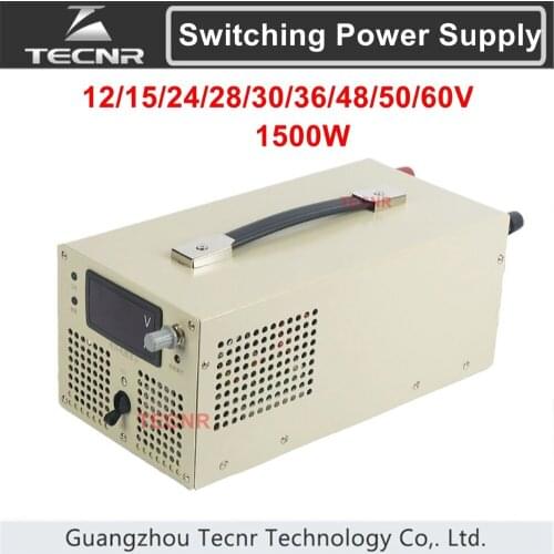 TECNR ajustable switching power supply transformer DC 15V 24V 30V 36V 48V 50V 60V 80V 110V 150V 220V 1500W constant voltage