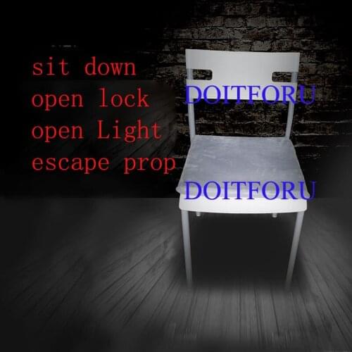 Escape reality game room cushion organs props