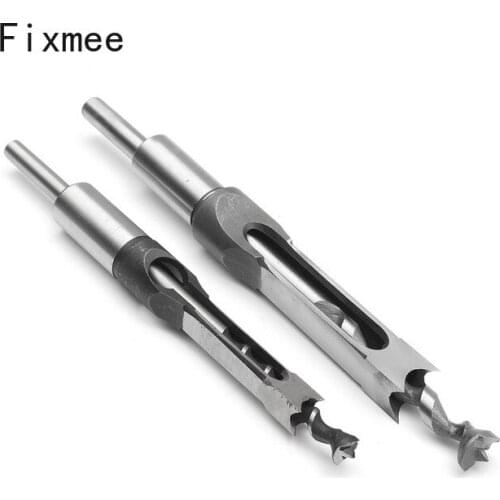 10mm/16mm Square Hole Saw Auger Drill Bit Mortising Chisel Auger Drill Bit WoodWorking Tool