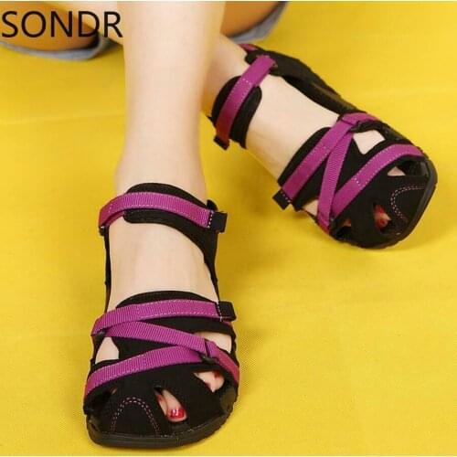 US4-11 Womens Unisex Closed Toe Hiking Walking Travel Sandals Summer Beach Shoes Breathable Cool Plus Size Black B17
