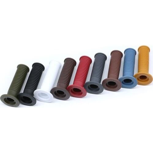 1'' 25mm Motorcycle Retro Handlebar Grips Cafe Racer Handlebar Hand Grips Custom For Honda Yamaha Suzuki Kawasaki Touring
