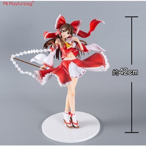 1/4 Huge Size Hakurei Reimu figure 42CM PVC model Action figure New Doll Toys Anime collections Gifts send friends HC72