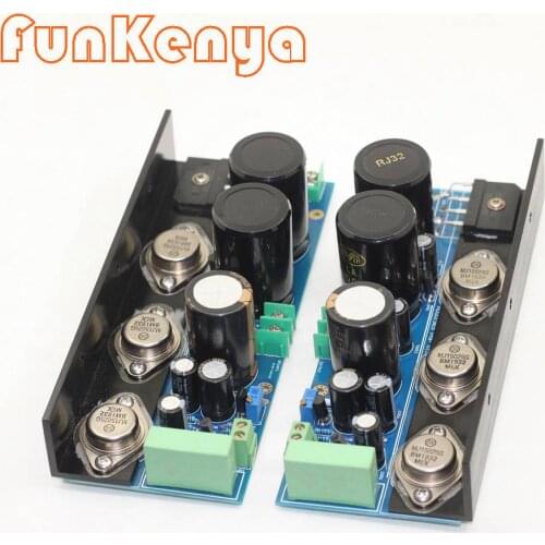 1pair Upgrade Hifi Power Amplifier Board Class A Amplifier 10W +10W MJE15024 + MJE15025 HD1969