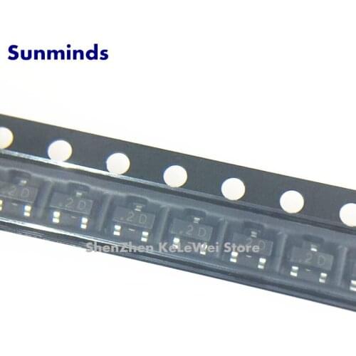 100pcs/lot MMBTA92 A92 MMBTA92LT1G 2D