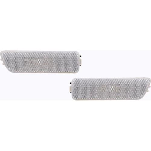 2X Car Front Bumper Side Marker Light Turn Signal Light Lamp Repeater for GOLF JETTA MK4 1999-2005