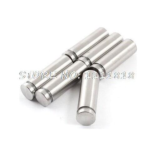 6 x Hardware Parts Glass Standoff Holder 0.75" Dia 60mm Long for Glass Marble