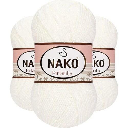 Diamond 00208 (White) Amigurumi Hand Braid Rope/wool 1 Pcs Acrylic 100-149gr 200-249m