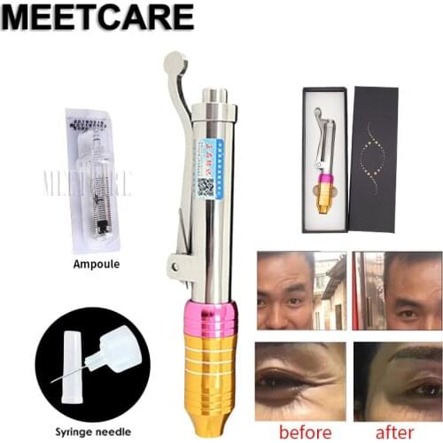 No-Needle Injection Gun, Hyaluron Pen, Face Skin Wrinkle Anti Aging, Ampuole Syringe 0.3ml Hyaluronic Acid Lip Filler