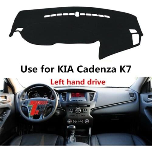 TAIJS Factory Casual 3Colors High Quality Polyester Fibre Car Dashboard Cover For KIA Cadenza K7 Left hand drive