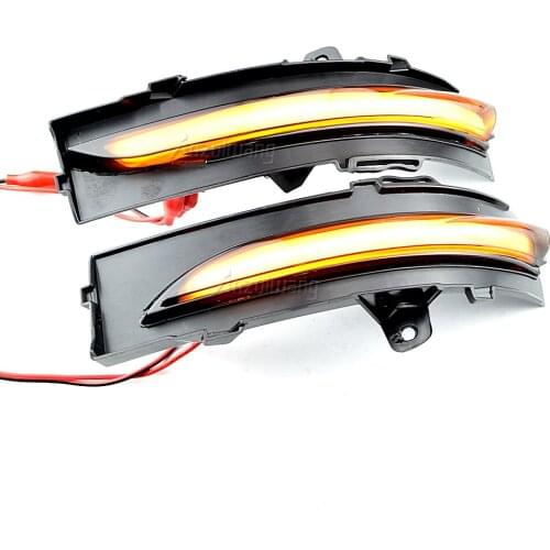 For Ford EDGE 2015 2016 2017 2018 2019 Dynamic LED Turn Signal Light Mirror Indicator Blinker Lamp