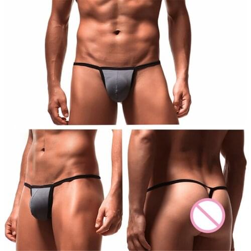 Men Thong G-string Sexy Underwear Jockstraps G String Male Lingerie Bedtime Underpant Gay Penis Pouch Panties Thongs Plus Size
